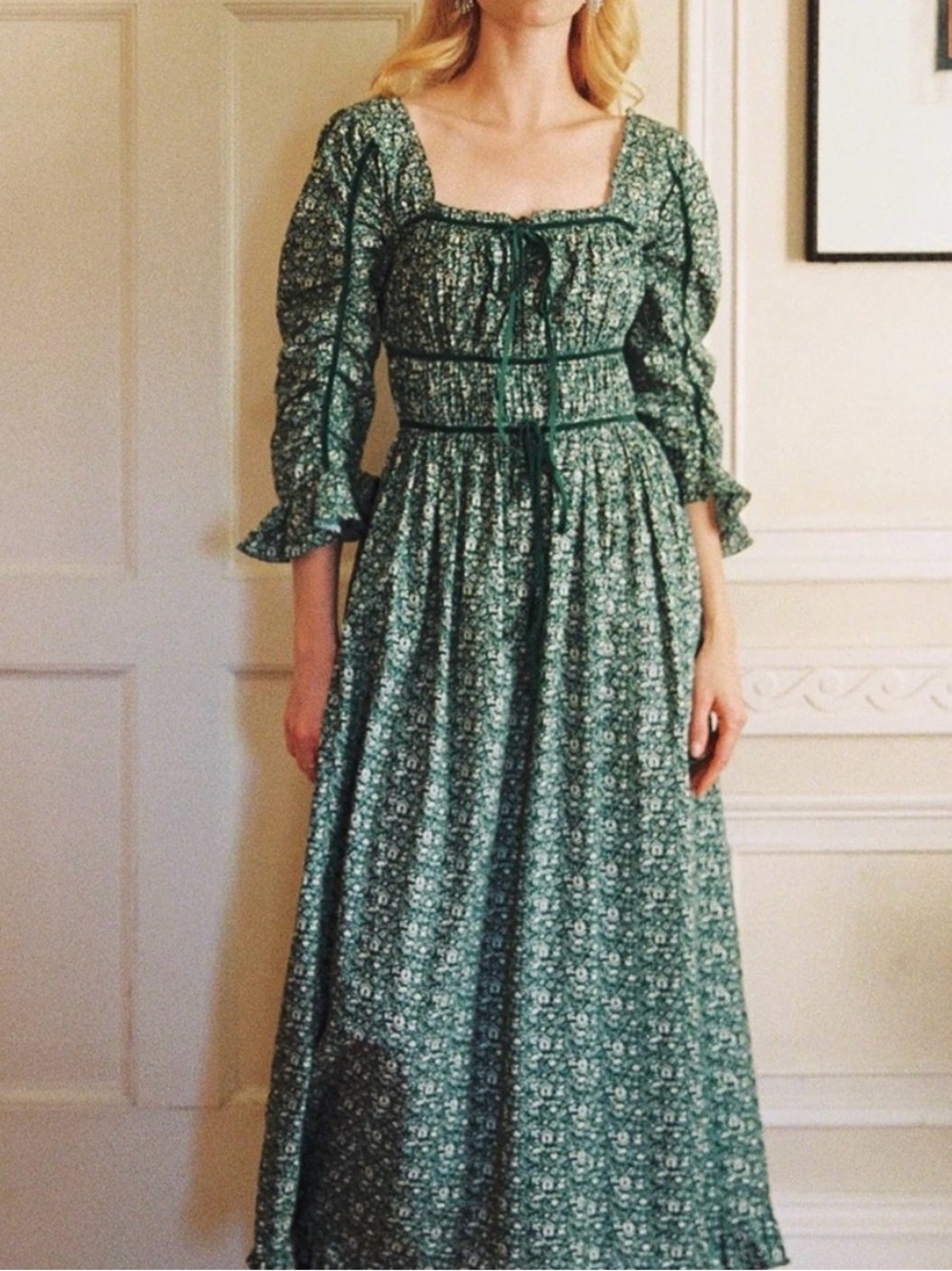 Christy Dawn Marissa Dress in Lovebird Laurel